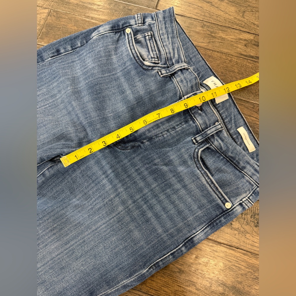 FRAME High Rise Flare Jeans Size 29 Excellent Condition - Picture 7 of 9